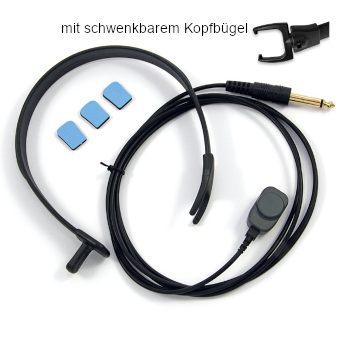 Knochenhörer BC-2 mit Kabel und schwenkbarem Bügel