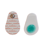 Bera Elektrode mit dezentralem Druckknopf, Vorder- und Rückseite