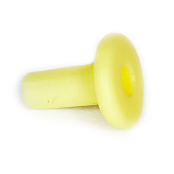AccuScreen Ohrstöpsel 3,7mm gelb