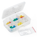 Zubehörbox für Capella² mit Ohrstöpseln und Sondenspitzen